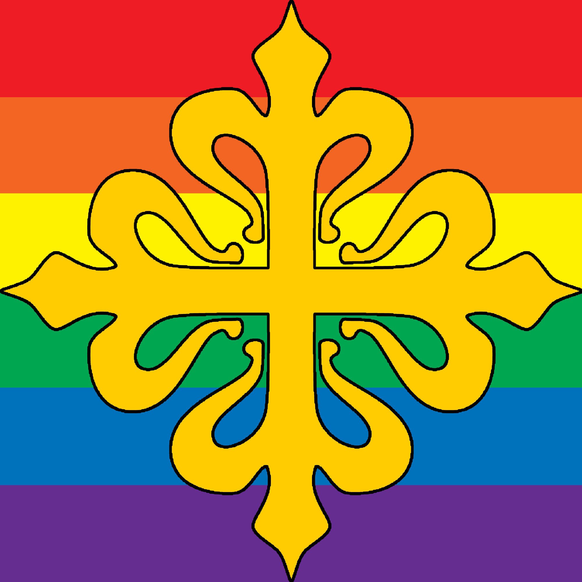 Cross of Calatrava for Pride